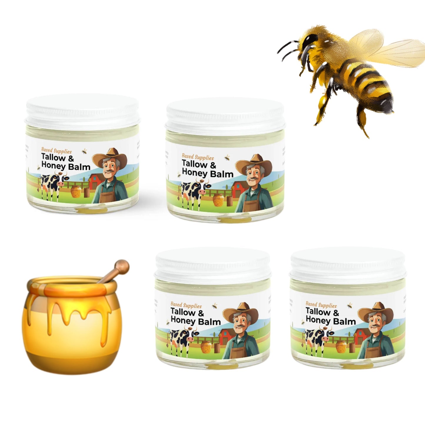 No Essential Oils -Tallow & HoneyBalm