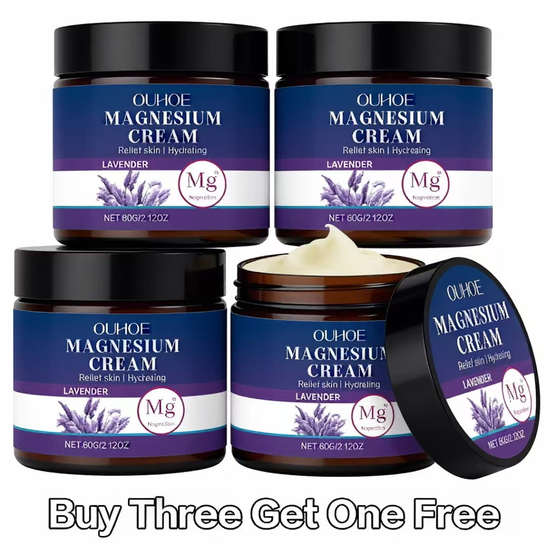 OUHOE Magnesium Balm for Body Relief Soothes Discomfort in Wrists, Knees, and Joints Gentle Ingredients for Daily Massage Care