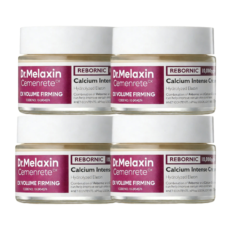 Cemenrete CX Calcium Intense Firming Cream 50ml (1.69 fl oz) with Rebornic 10,000ppm, Niacinamide & Hydrolyzed Elastin