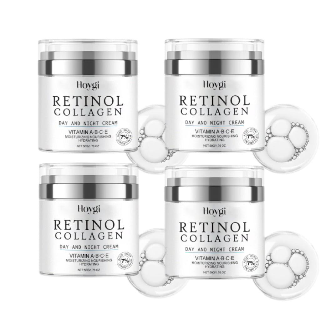 Retinol Collagen Day and Night Cream with Vitamins A B C E, Moisturizing and Hydrating,Tender And Rejuvenates Young Skin