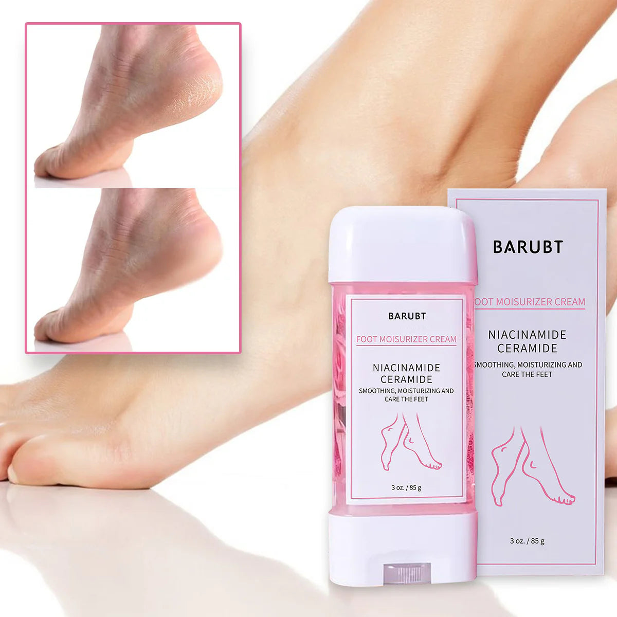 Niacinamide Foot & Hand Cream: Long-Lasting Moisturization for Soft Skin & Cracked Repair