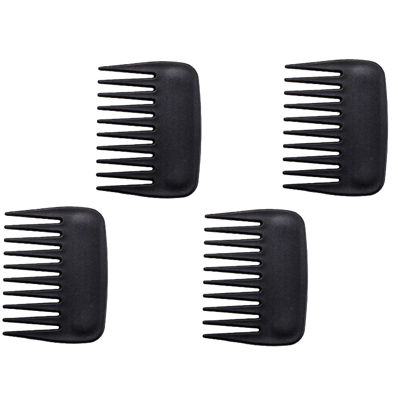 Professional Streaker Anti-Static Wide Tooth Detangling Comb - Handle for Men Women Curly Wavy Hair