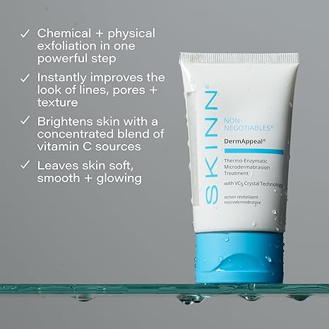 Cosmetics DermAppeal Microdermabrasion BeautyTreatment w/ V5 Crystal Technology Facial Exfoliate Tube