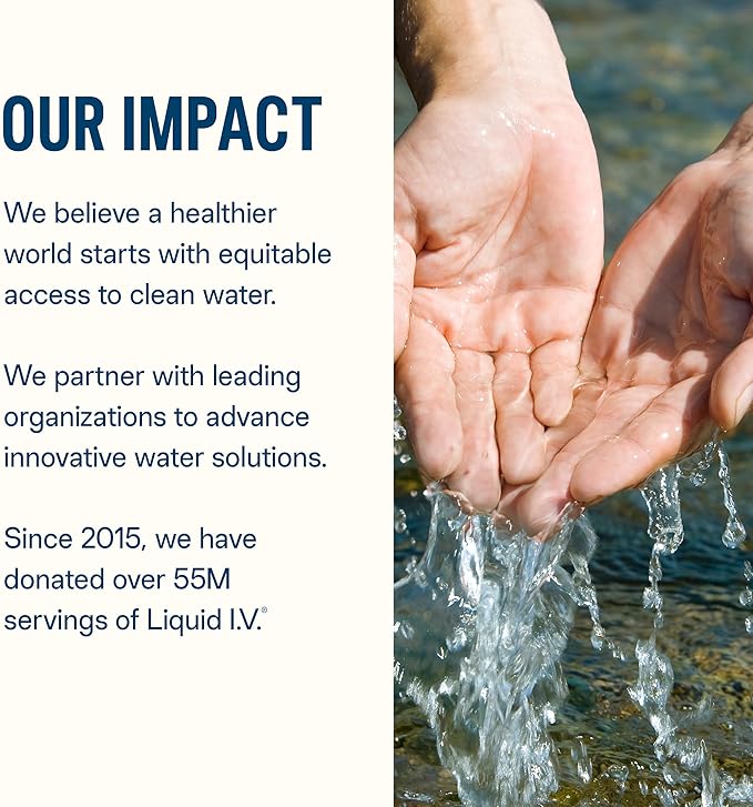 Liquid I.V. Hydration Multiplier - Lemon Lime - Hydration Powder Packets | Electrolyte Drink Mix | Easy Open Single-Serving Stick | Non-GMO | 16 Sticks