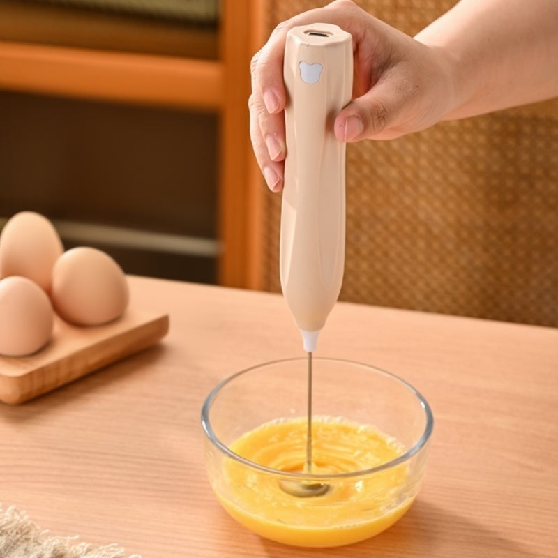 Portable Mini Drink Mixer โ Type-C Milk Frother for Coffee & More