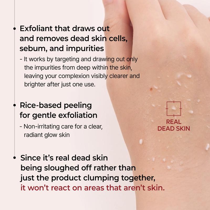 Peel Shot Glow Rice Ampoule Duo White rice ampoule+Black rice ampoule Soft Exfoliating Face and Body Scrub Dead Skin Cells, Blackheads Remover for All Skin Types1