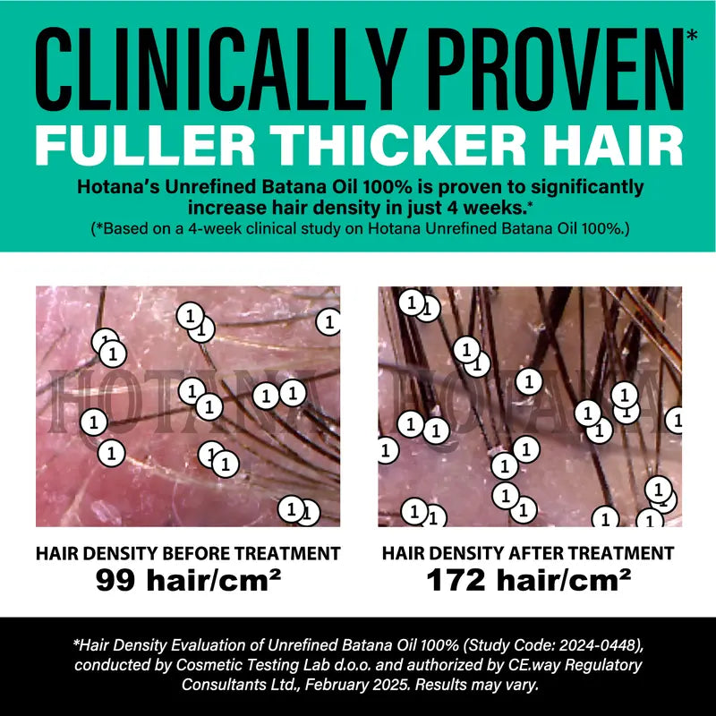 100%Unrefined Batana Oil for Hair Growth-Hair Mask- Color Care Damaged Healthier - 4 oz