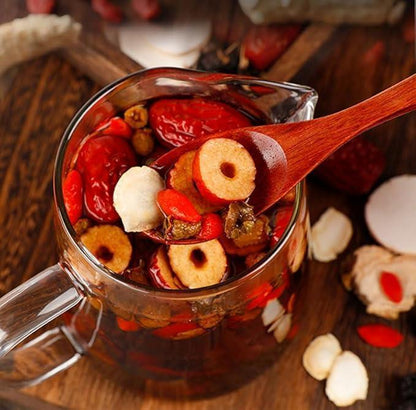 Ginseng Five Treasures Tea | Liver and Kidney Nourishing Vitality Tea | Natural Health Gift Box | Christmas Gift.