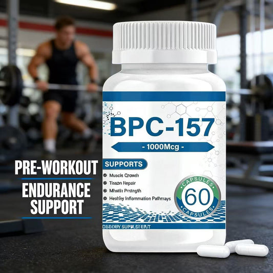 Muscle Growth & Repair Peptide Complex | 157mg Total, 1000mcg per Capsule (60ct) | Non-GMO
