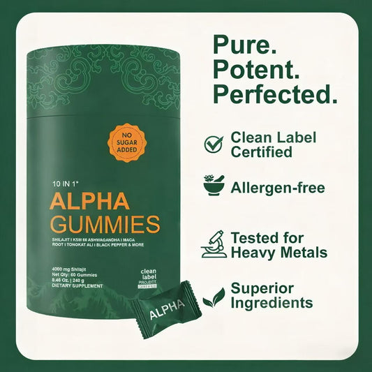 10-in-1 Shilajit Gummies (4000mg)|Tongkat Ali, Maca, 75% Fulvic Acid | Sugar-Free & Vegetarian.2