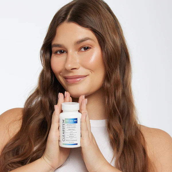 CLEARSTEM MINDBODYSKIN™ Vitamin Supplement – Hormonal Acne & Skin Balance Formula – 90 Capsules