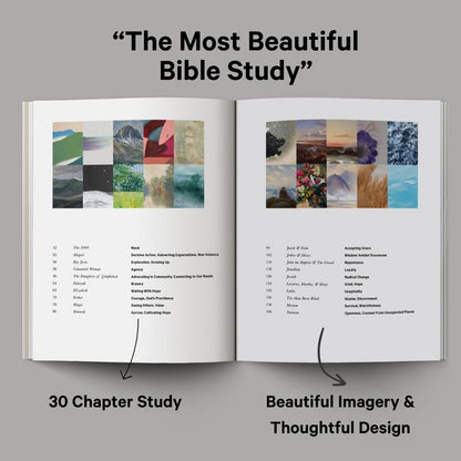 Bible Study Volume 1 | Guided Spiritual Devotional with Daily Prayers, Reflections & Contemplative Artwork | Perfect Christian Gift for Men