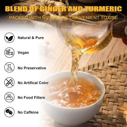 Turmeric Ginger Cinnamon Tea – 120 Bags | 100% Natural Herbal Blend for Wellness & Digestio.