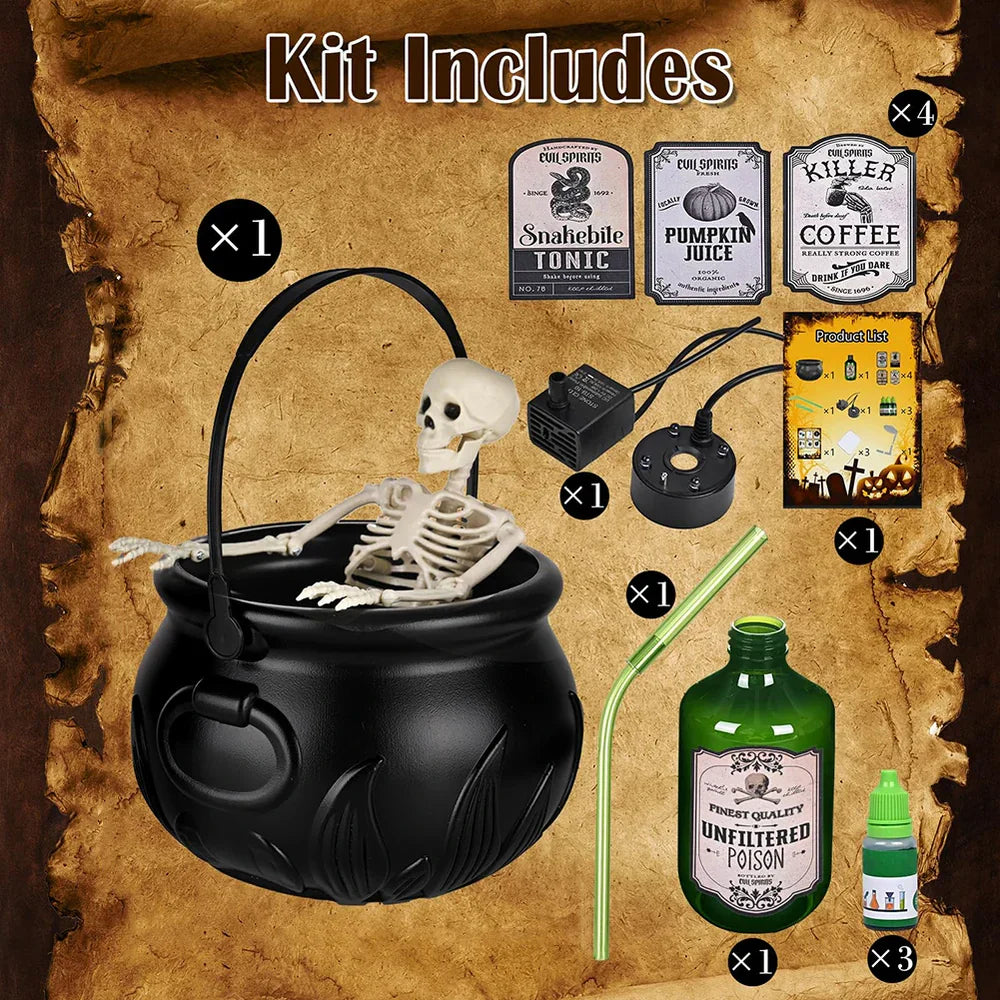 Enchanted Floating Witches Cauldron