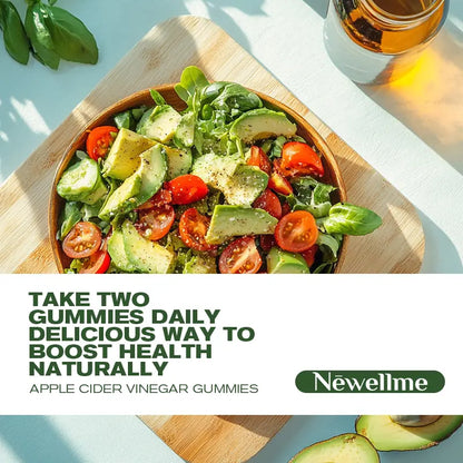 Apple cider vinegar gummies (60 gummies),  to maintain normal energy levels and gut health—promoting digestion, detoxification, and cleansing