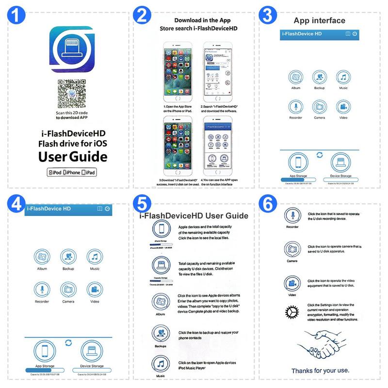 3-in-1 Photo Stick | Free Up Phone Space, Backup Photos/Videos to USB Drive for iPhone, Android, PC