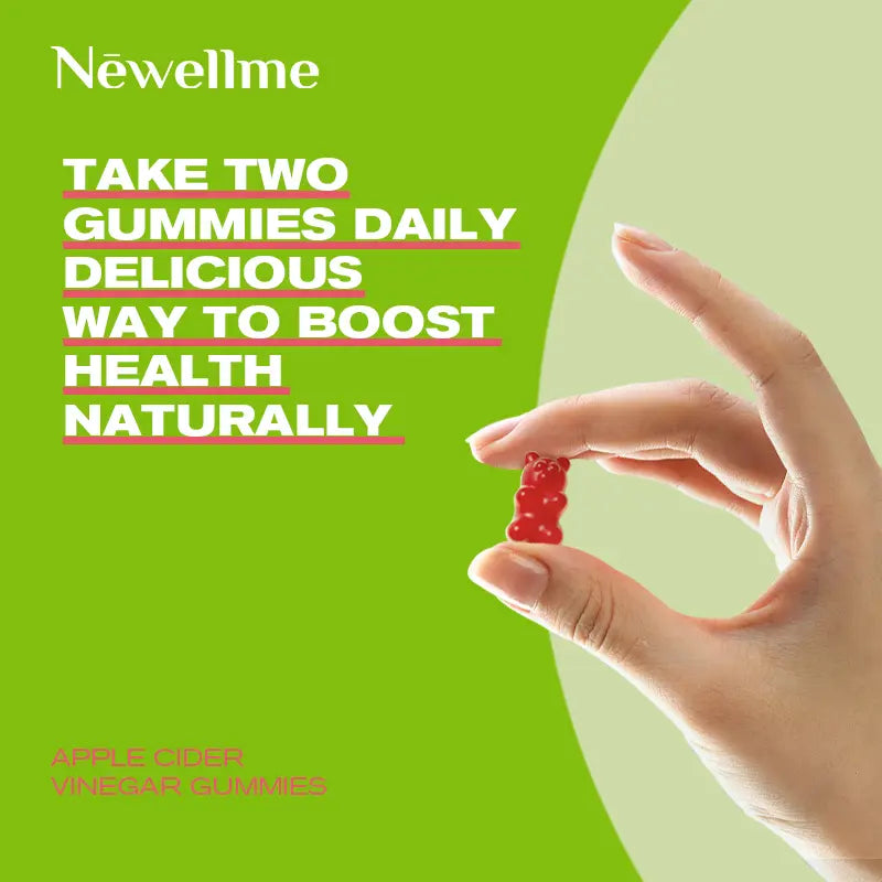 Apple cider vinegar gummies (60 gummies),  to maintain normal energy levels and gut health—promoting digestion, detoxification, and cleansing