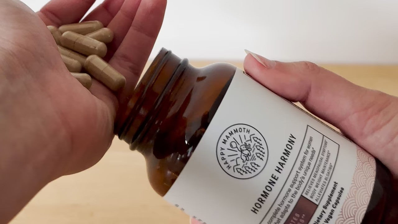 Happy Mammoth Hormone Harmony Menopause Weight Loss 72 Vegan Caps