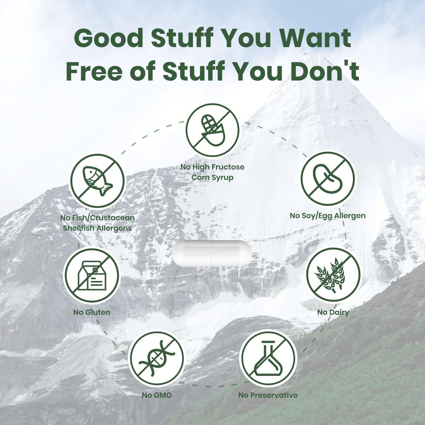 Flynew Ultra-High-Efficiency Shiraiji Extract, Contains L-Arginine, Pure