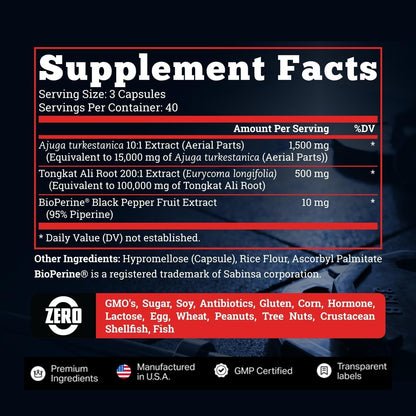 Turkesterone Supplement for Men 15,000mg [Max Potency]