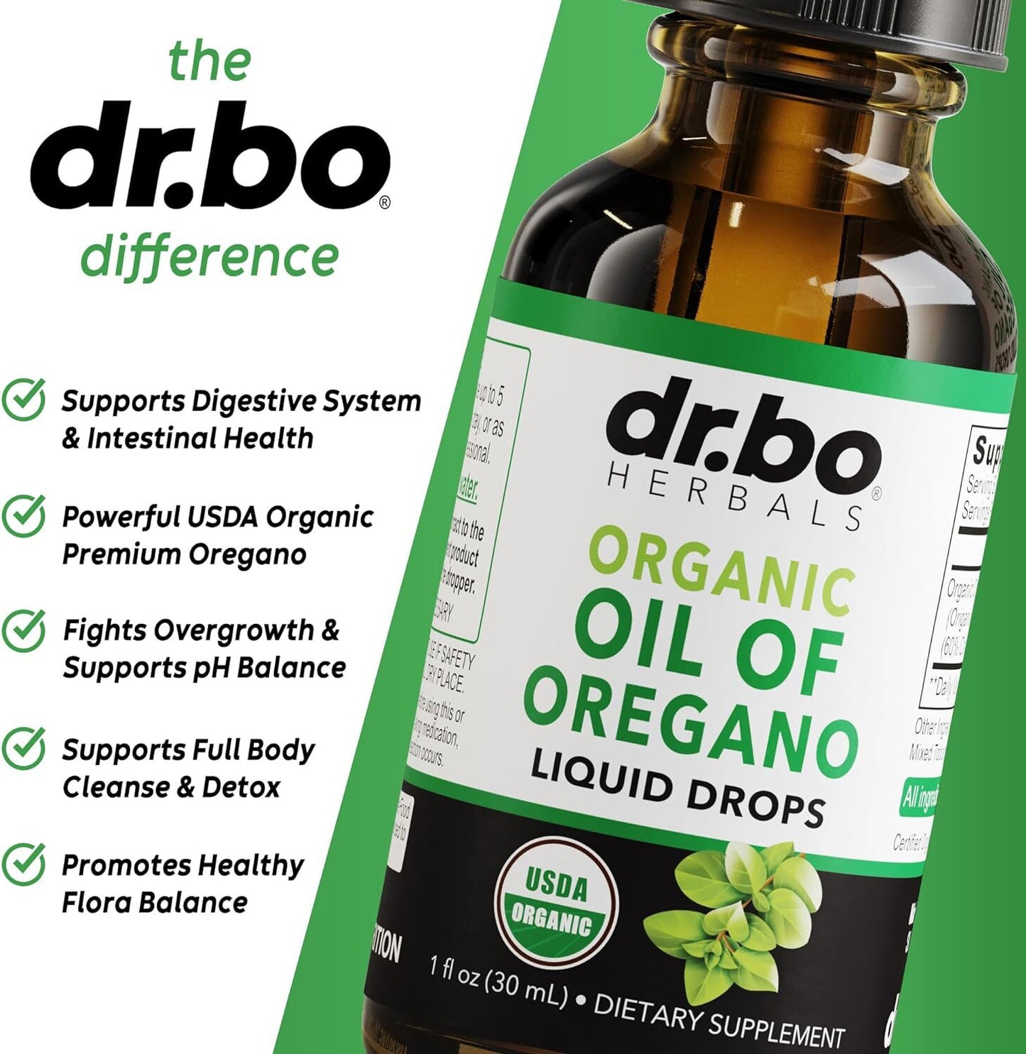 Organic liquid oregano oil drops, cleansing, immune support!